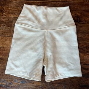 Nike gingham biker short